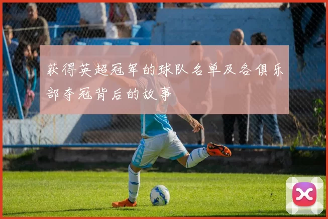 获得英超冠军的球队名单及各俱乐部夺冠背后的故事